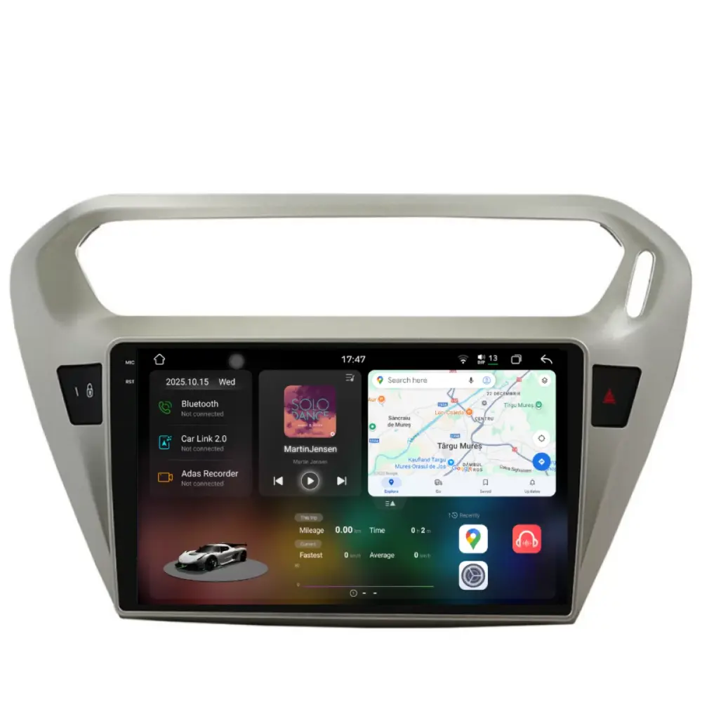 Navigatore Dedicato 2K 12gb Ram 256gb Android Auto Carplay per Citroën