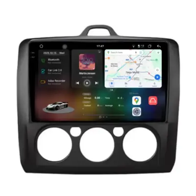 Navigatore Dedicato 2K 12gb Ram 256gb Android Auto Carplay per Ford Focus