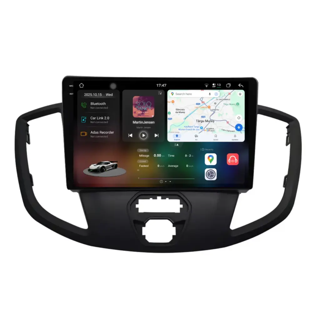 Navigatore Dedicato 2K 12gb Ram 256gb Android Auto Carplay per Ford Transit