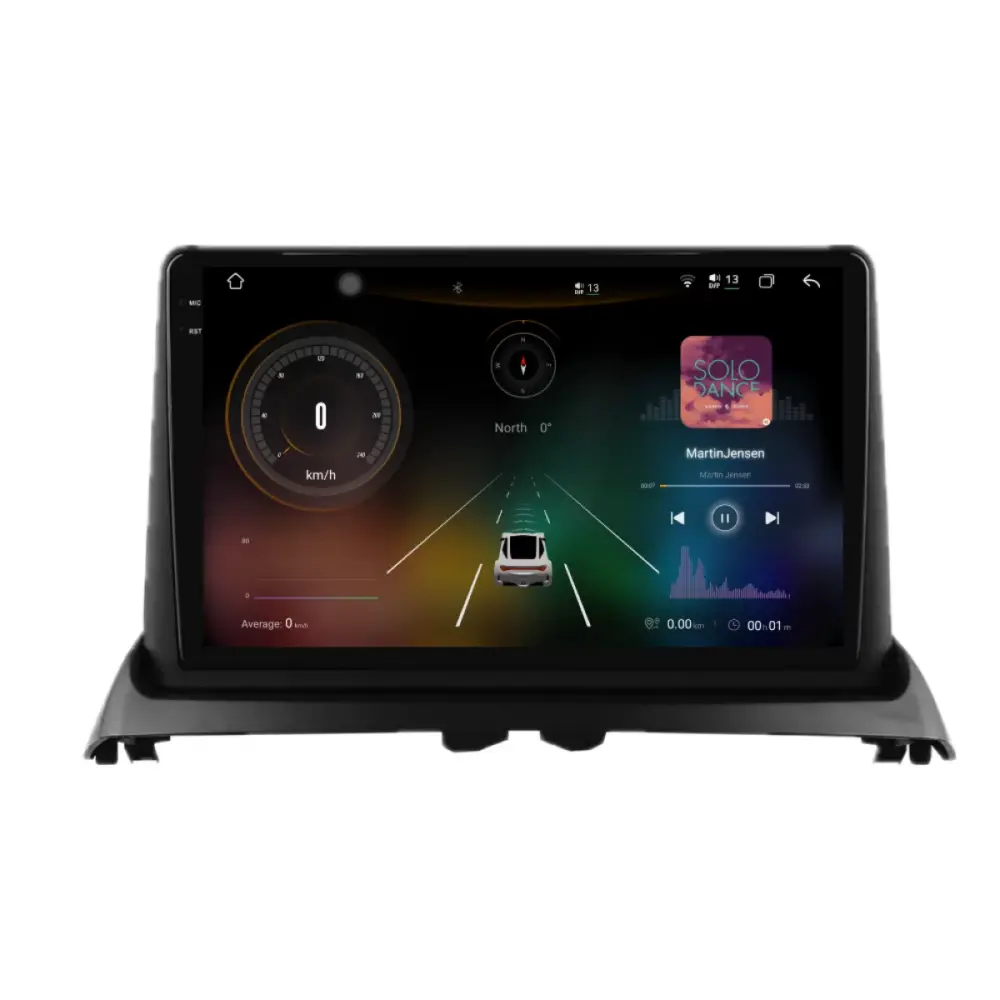 Navigatore Dedicato 2K 12gb Ram 256gb Android Auto Carplay per Renault Clio 2