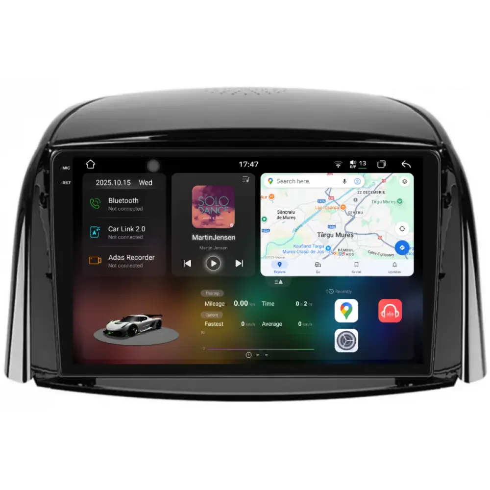 Navigatore Dedicato 2K 12gb Ram 256gb Android Auto Carplay per Renault Koleos