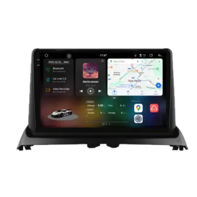 Navigatore Dedicato 2K 12gb Ram 256gb Android Auto Carplay per Renault Clio 2