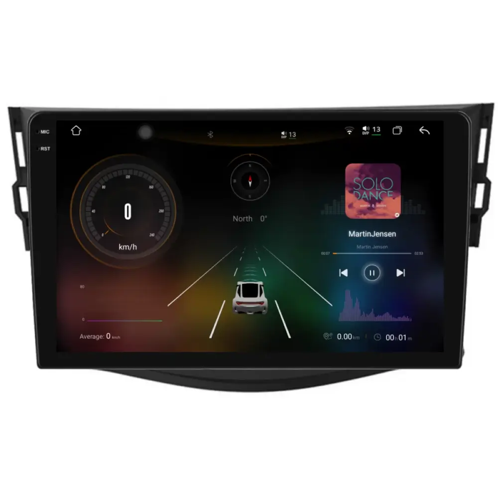 Navigatore Dedicato 2K 12gb Ram 256gb Android Auto Carplay per Toyota RAV4