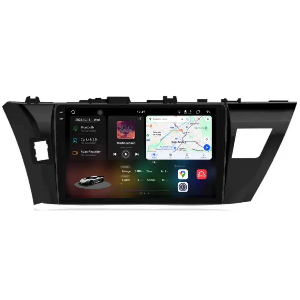 Navigatore Dedicato 2K 12gb Ram 256gb Android Auto Carplay per Toyota Corolla