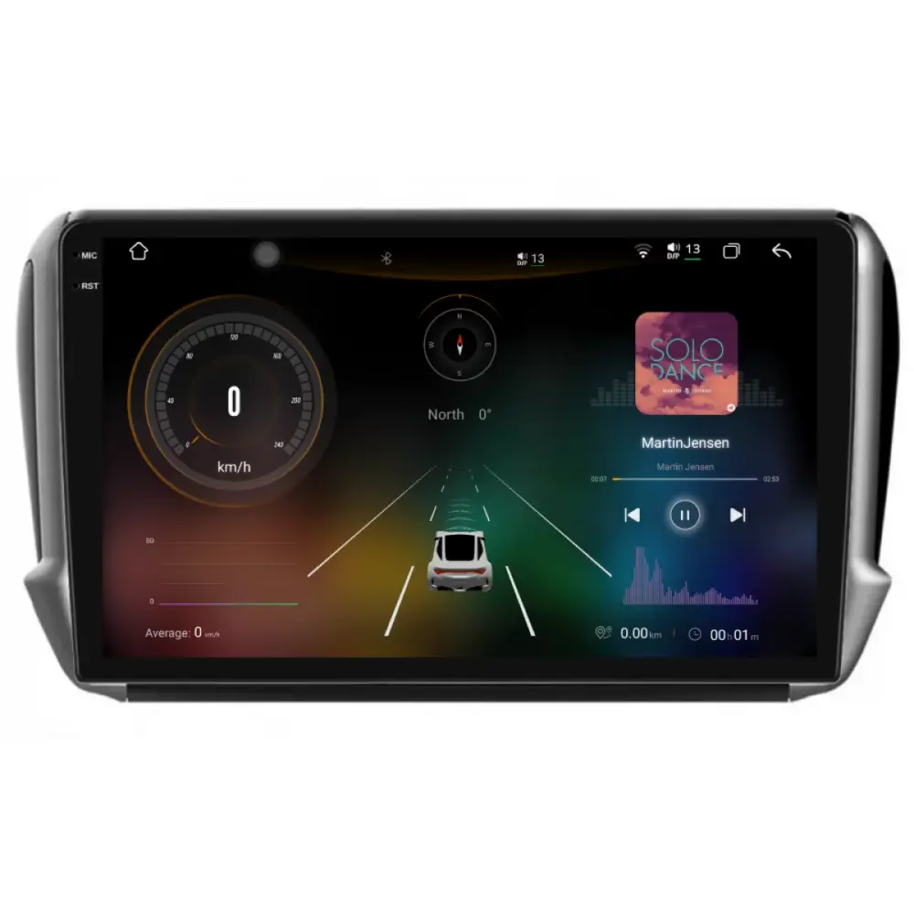 Navigatore Dedicato 2K 12gb Ram 256gb Storage Android Auto Carplay per Peugeot