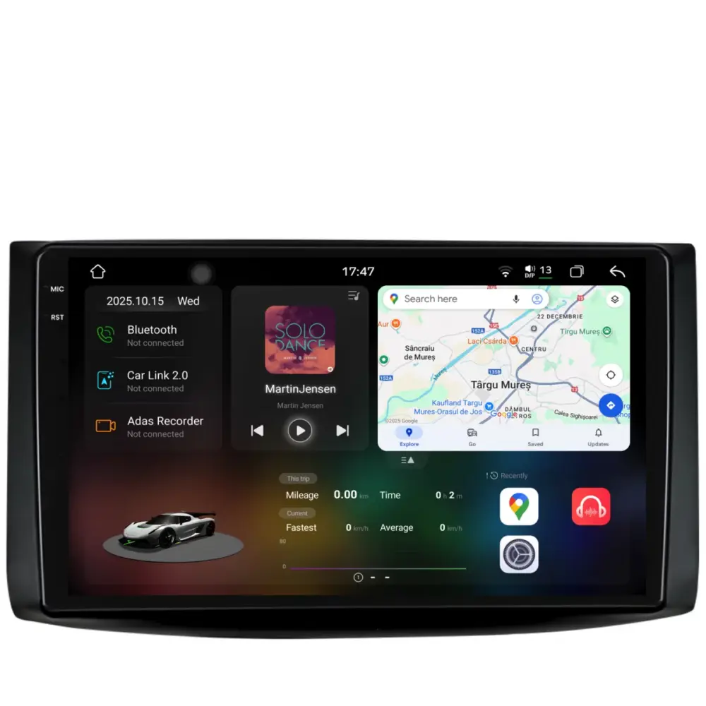 Navigatore Dedicato 2K 12gb Ram 256gb Storage Android Auto Carplay