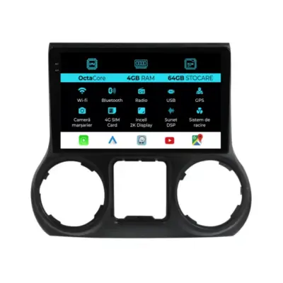 Navigatore Dedicato 2K 4gb Ram 64gb Jeep Wrangler 2011-2017