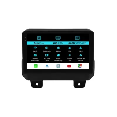 Navigatore Dedicato 2K 4gb Ram 64gb Jeep Wrangler 2018-2022 Android Auto Carplay