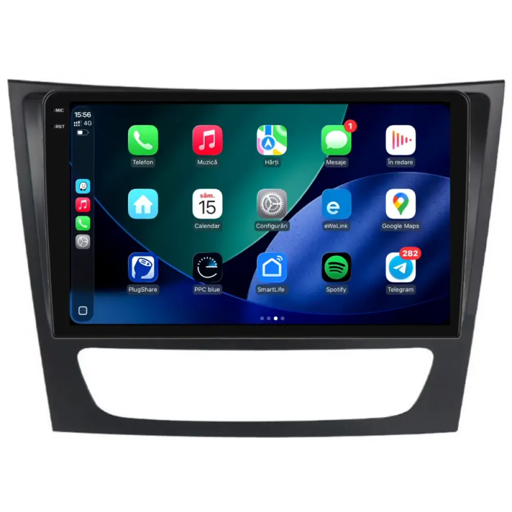 Navigatore Dedicato 2K 4gb Ram 64gb Storage Carplay per Mercedes Classe E W211