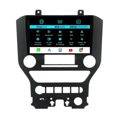 Navigatore Dedicato 2K 8gb Ram 256gb Android Auto Carplay per Ford Mustang