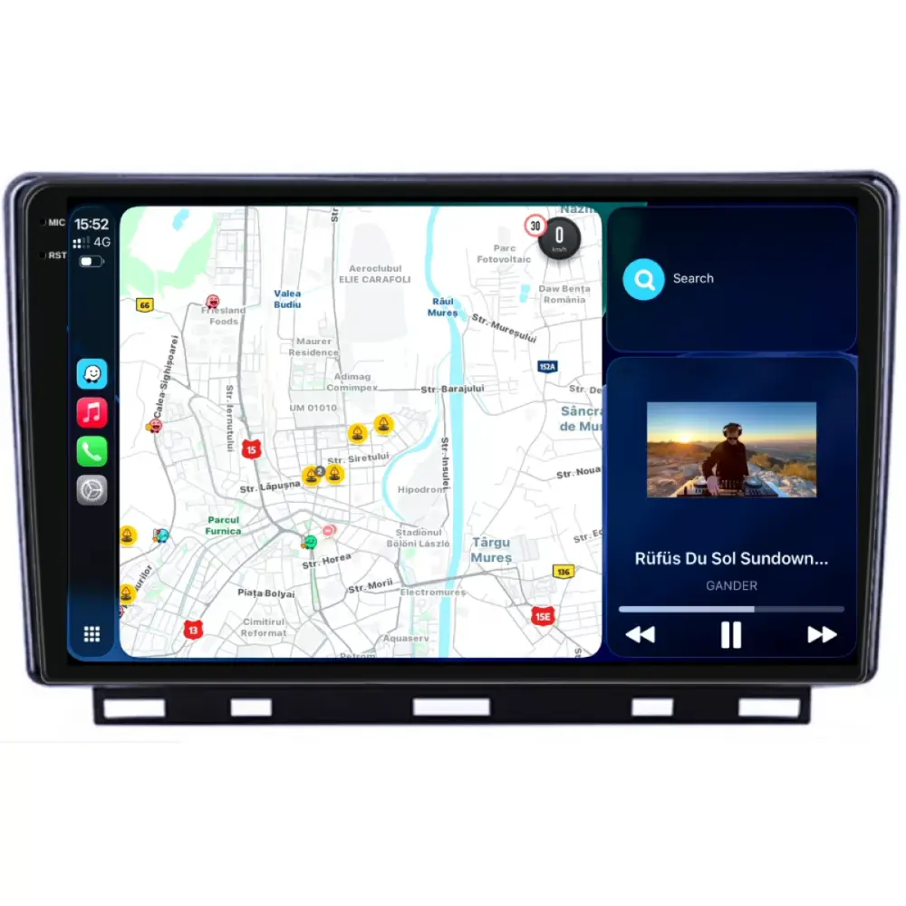 Navigatore Dedicato 2K 8gb Ram 256gb Android Auto Carplay per Renault Clio 5