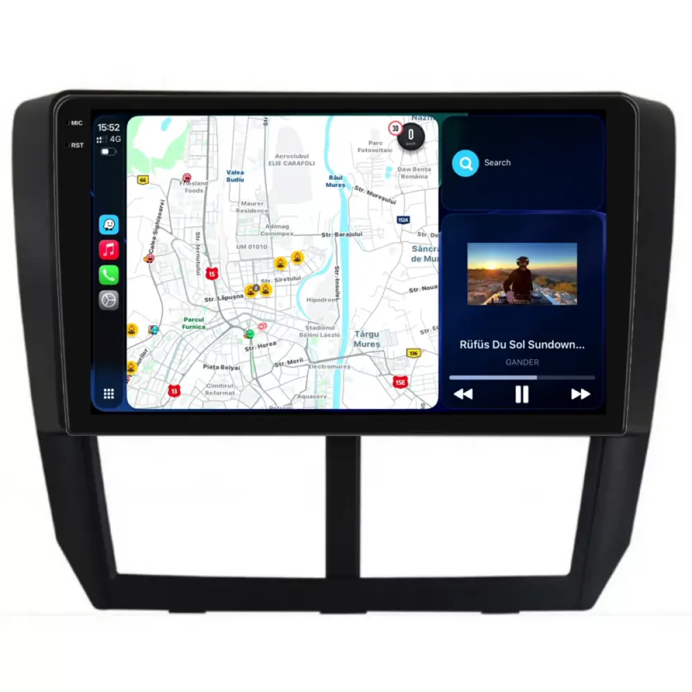 Navigatore Dedicato 2K 8gb Ram 256gb Carplay per Subaru Forester 2008-2013