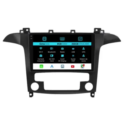 Navigatore Dedicato 2K 8gb Ram 256gb Ford S-max 2006-2015