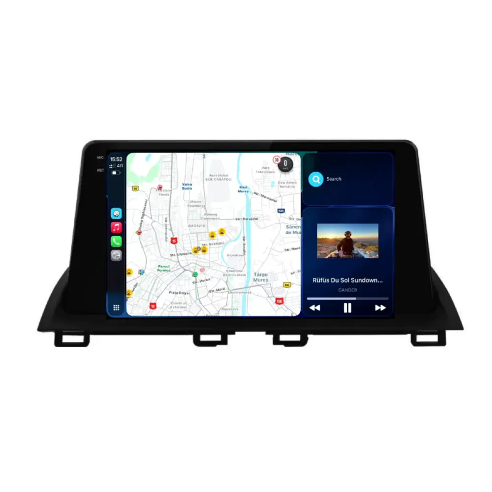 Navigatore Dedicato 4gb Ram 64gb Android Auto Carplay per Mazda 2 2007-2014