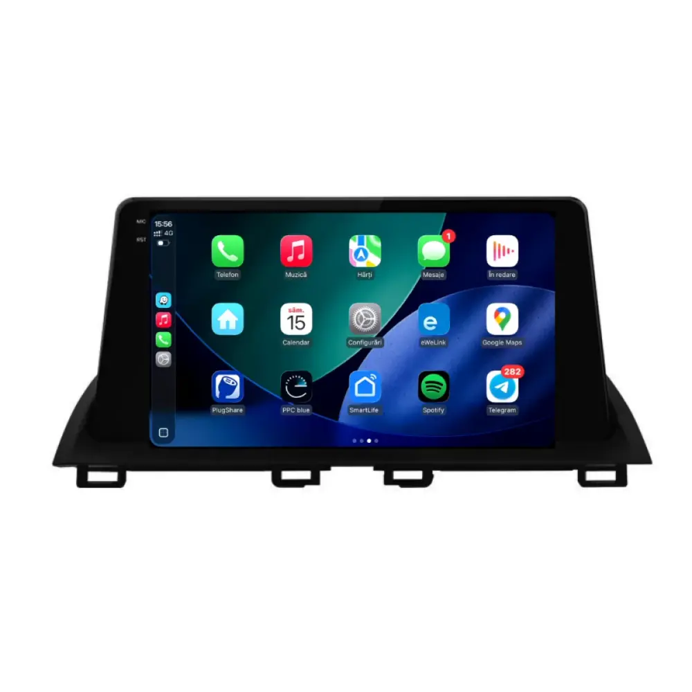 Navigatore Dedicato 4gb Ram 64gb Android Auto Carplay per Mazda 2 2007-2014