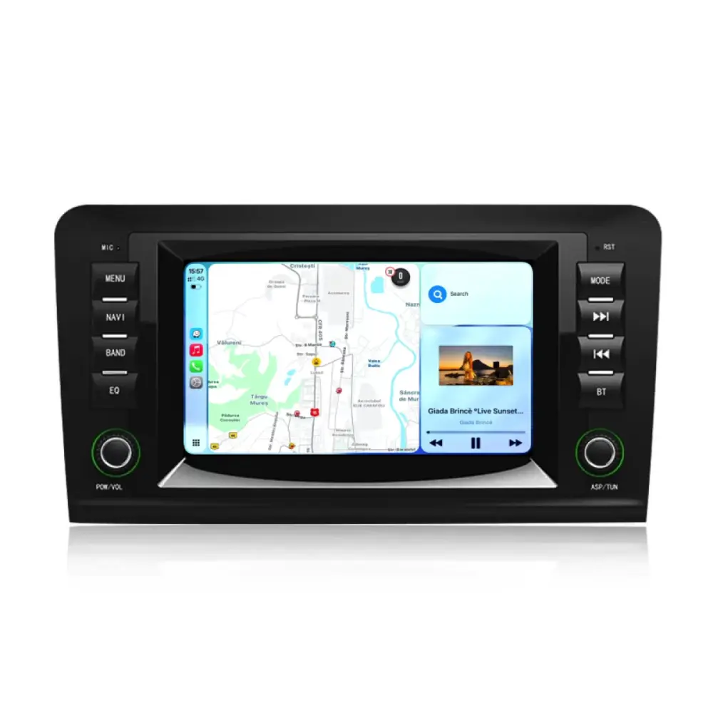 Navigatore Dedicato 7 Pollici Android Auto Carplay per Mercedes ml W164