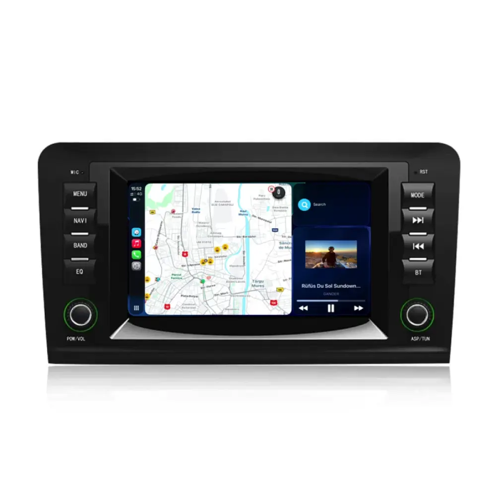 Navigatore Dedicato 7 Pollici Android Auto Carplay per Mercedes ml W164