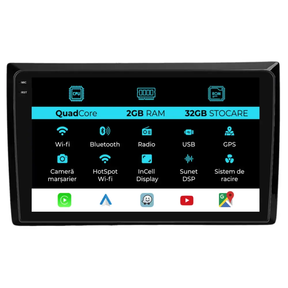 Navigatore Dedicato 9 Pollici 2gb Ram 32gb Volkswagen Beetle 2012-2018