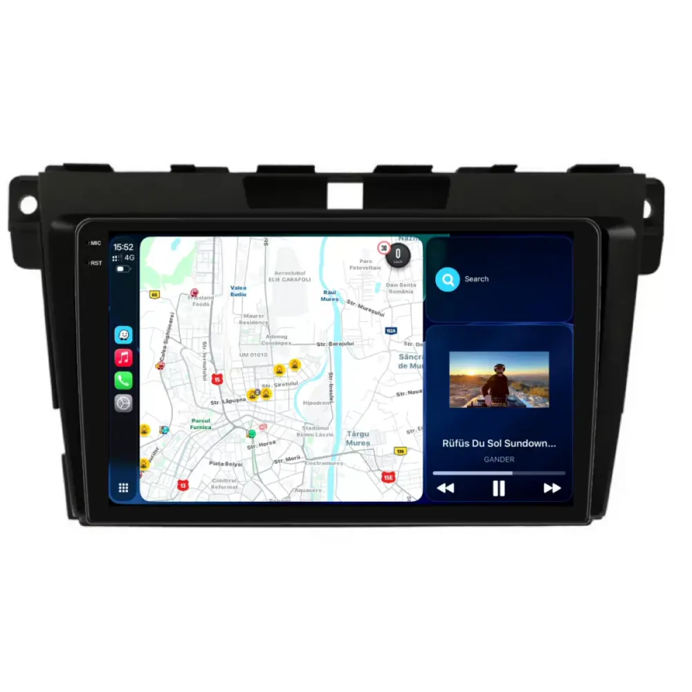 Navigatore Dedicato 9 Pollici 4gb Ram 64gb Android Auto Carplay per Mazda Cx-7