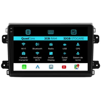 Navigatore Dedicato 9 Pollici Android Auto Carplay per Fiat Ducato 2006-2022