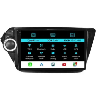 Navigatore Dedicato 9 Pollici Android Auto Carplay per Kia Rio 2011-2016