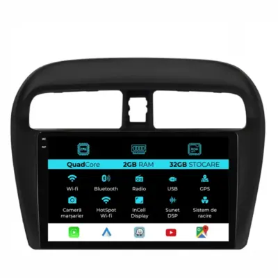 Navigatore Dedicato 9 Pollici Android Auto Carplay per Mitsubishi Space Star
