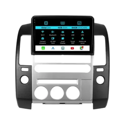 Navigatore Dedicato 9 Pollici Android Auto Carplay per Nissan Navara 2004-2010