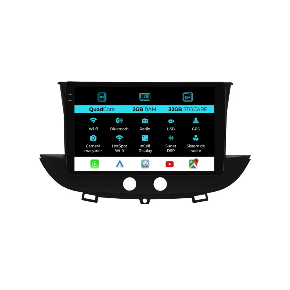 Navigatore Dedicato 9 Pollici Android Auto Carplay per Opel Crossland X