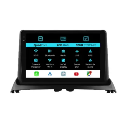 Navigatore Dedicato 9 Pollici Android Auto Carplay per Renault Clio 2 1998-2012