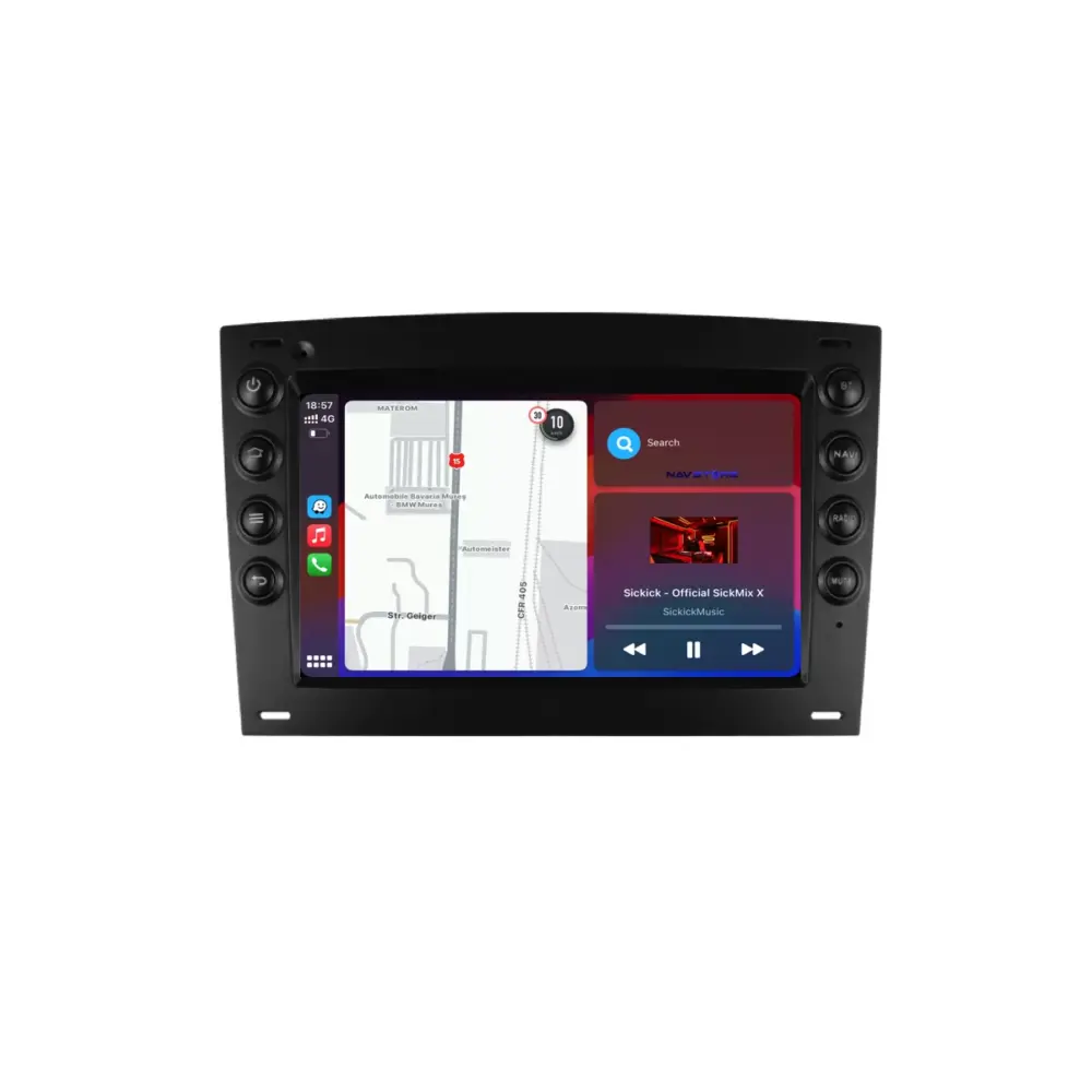 Navigatore Dedicato 9 Pollici Android Auto Carplay per Renault Megane 2