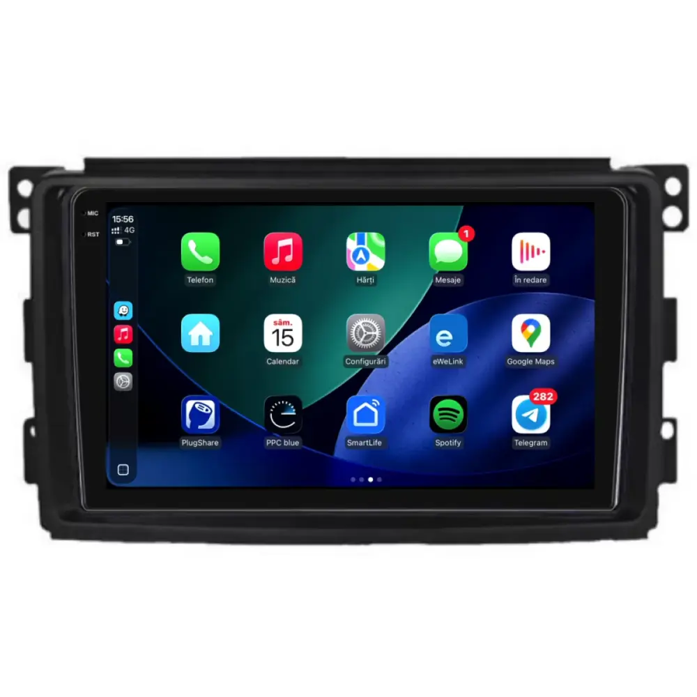 Navigatore Dedicato 9 Pollici Android Auto Carplay per Smart Forfour 2005-2010