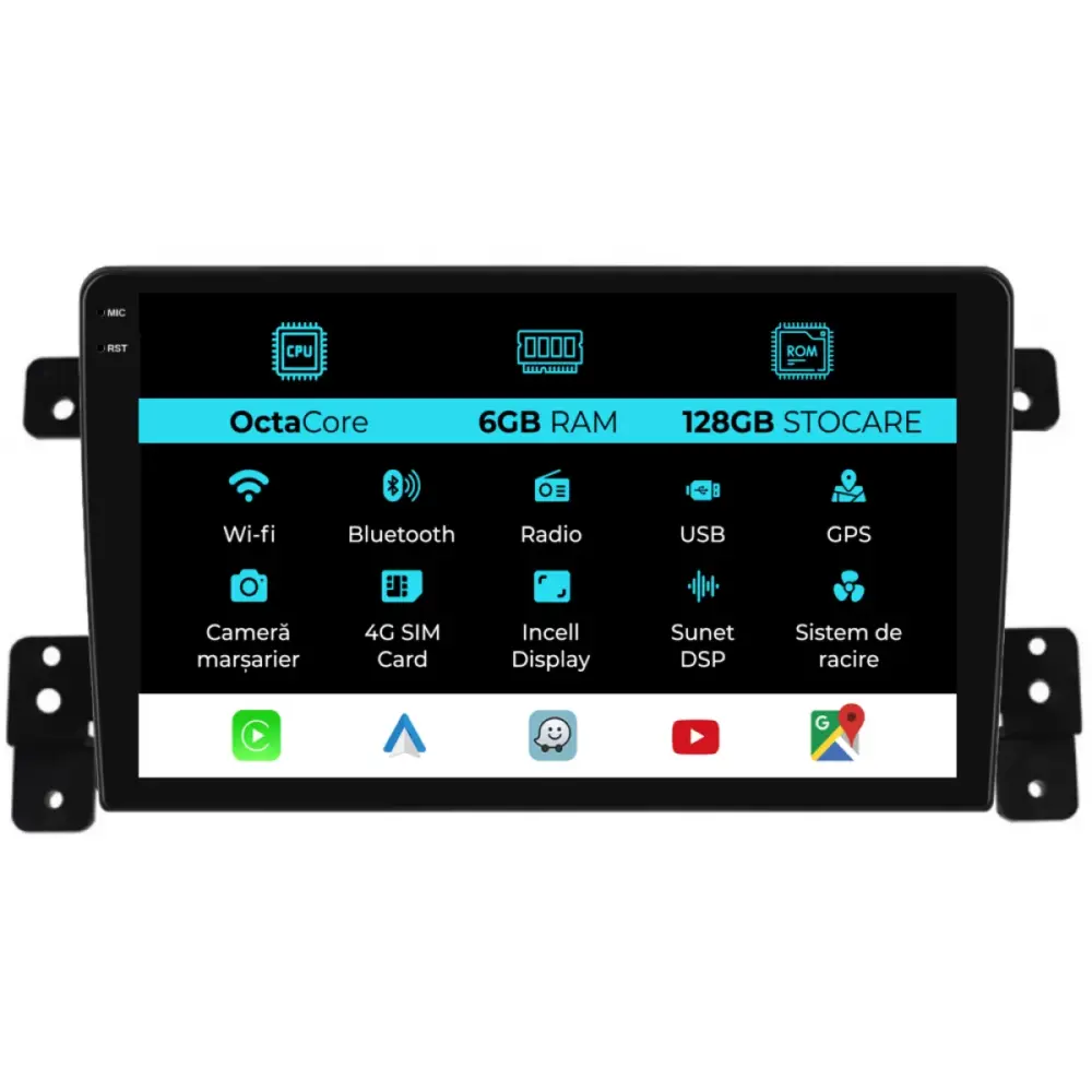 Navigatore Dedicato 9 Pollici Android Auto Carplay per Suzuki Grand Vitara