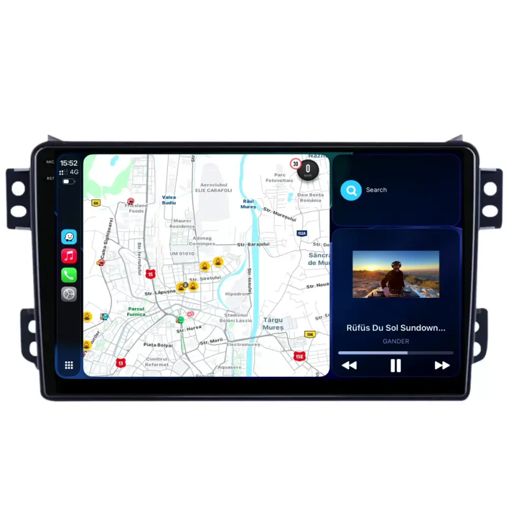 Navigatore Dedicato 9 Pollici Quadcore Android Auto Carplay per Opel Agila
