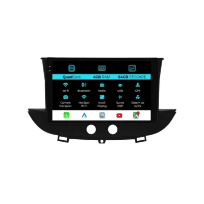 Navigatore Dedicato 9 Pollici Quadcore Android Auto Carplay per Opel Crossland