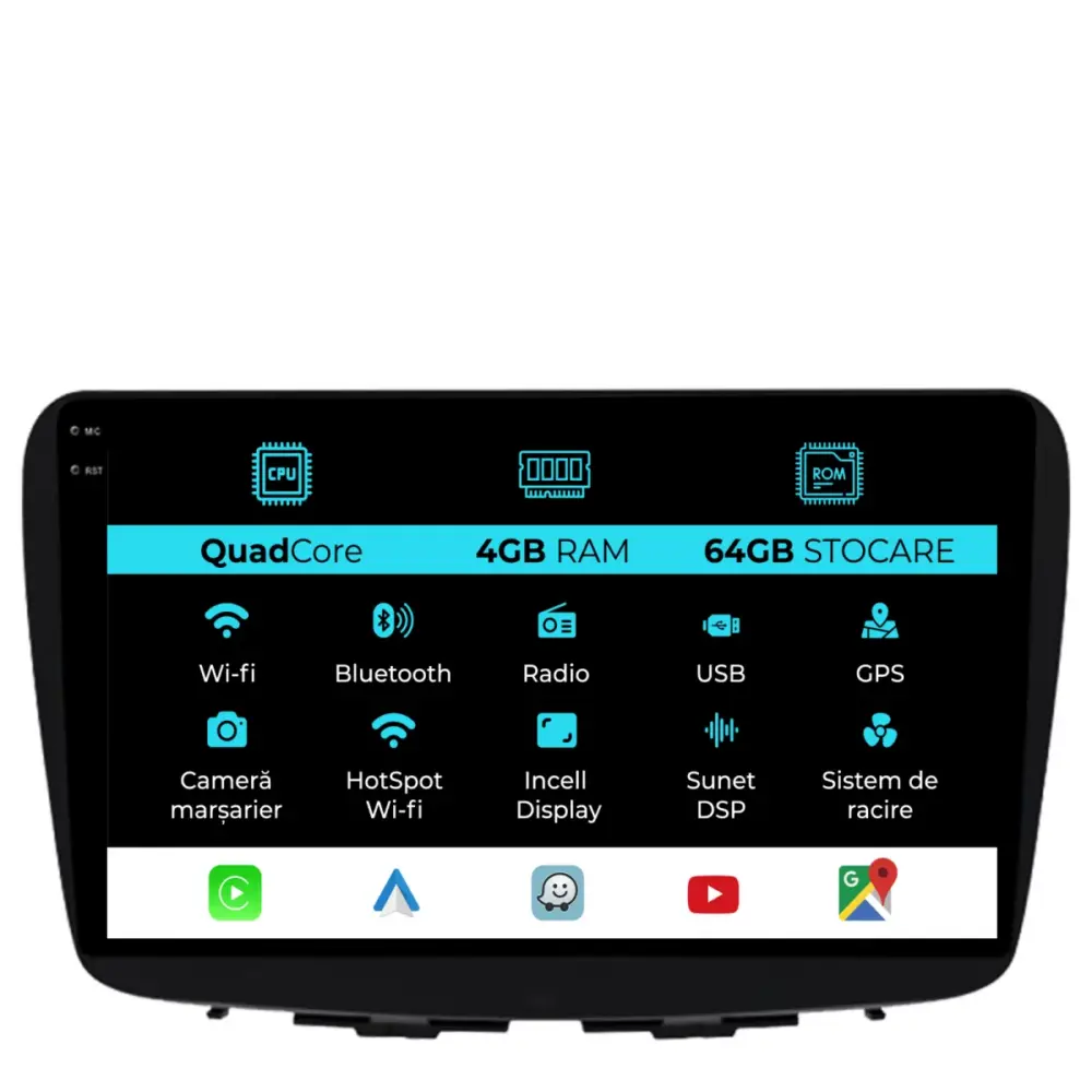 Navigatore Dedicato 9 Pollici Quadcore Android Auto Carplay per Suzuki Baleno