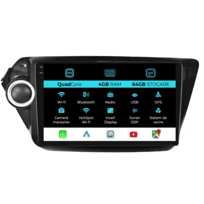 Navigatore Dedicato 9 Pollici Quadcore Android Auto per Kia Rio 2011-2016