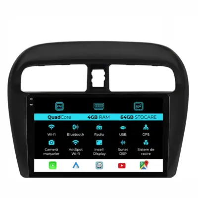 Navigatore Dedicato 9 Pollici Quadcore Android Auto per Mitsubishi Space Star