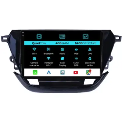 Navigatore Dedicato 9 Pollici Quadcore Android Auto per Opel Corsa F 2019-2023