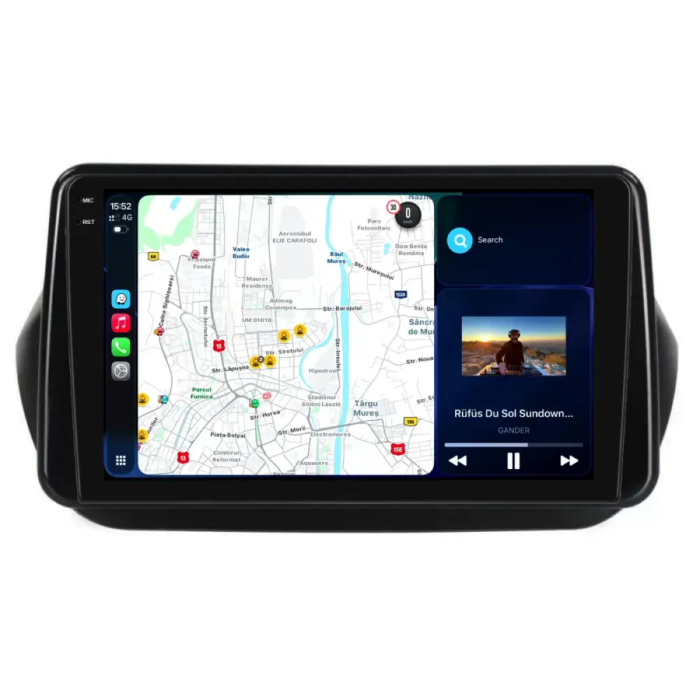 Navigatore Dedicato 9 Pollici Quadcore Android Auto per Peugeot Bipper 2008-2017