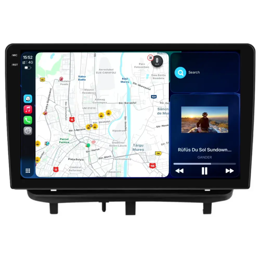 Navigatore Dedicato Android Auto Carplay 2K 4gb 64gb per Opel Corsa D 2006-2014