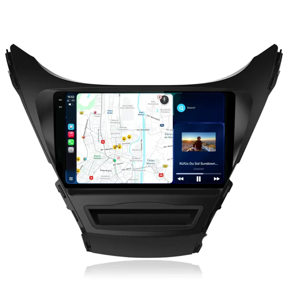 Navigatore Dedicato Android Auto Carplay 4gb 64gb per Hyundai Elantra 2006-2011