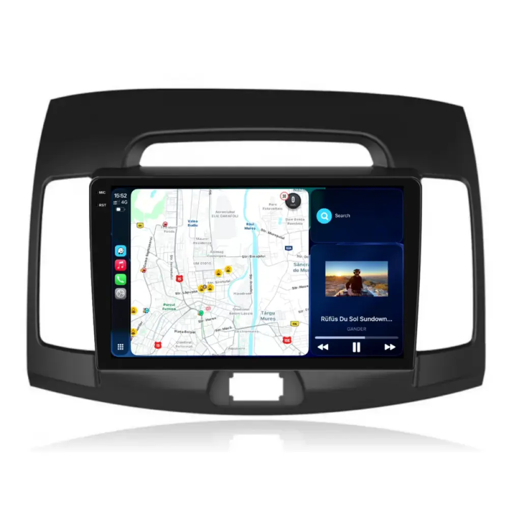 Navigatore Dedicato Android Auto Carplay 4gb 64gb per Hyundai Elantra 2006-2011