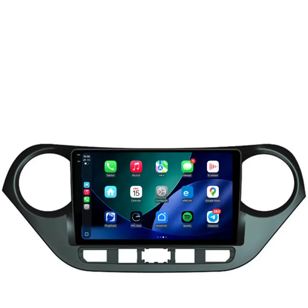 Navigatore Dedicato Android Auto Carplay 4gb 64gb per Hyundai I10 2007-2013