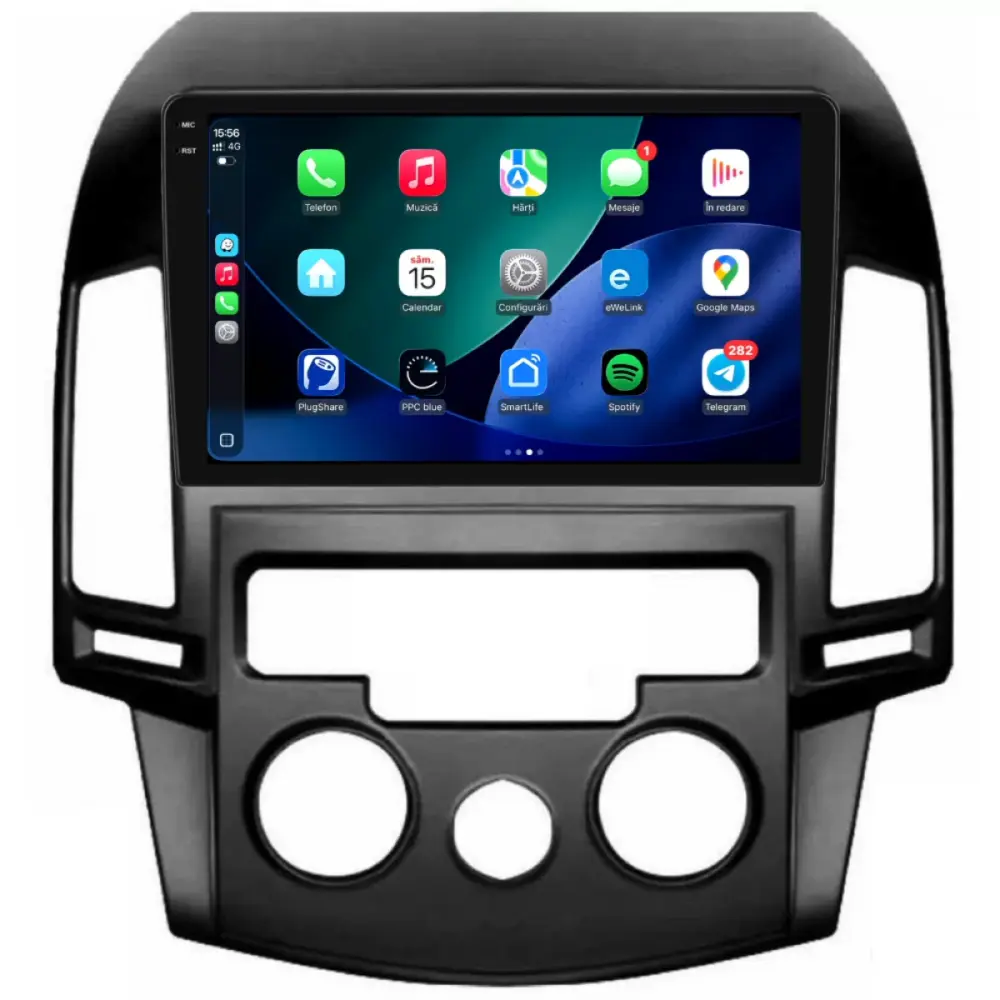 Navigatore Dedicato Android Auto Carplay 4gb 64gb per Hyundai I30 2007-2012