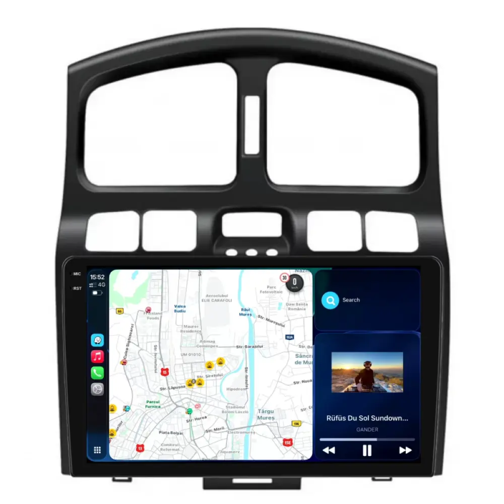 Navigatore Dedicato Android Auto Carplay 4gb 64gb per Hyundai Santa Fe 2000-2006