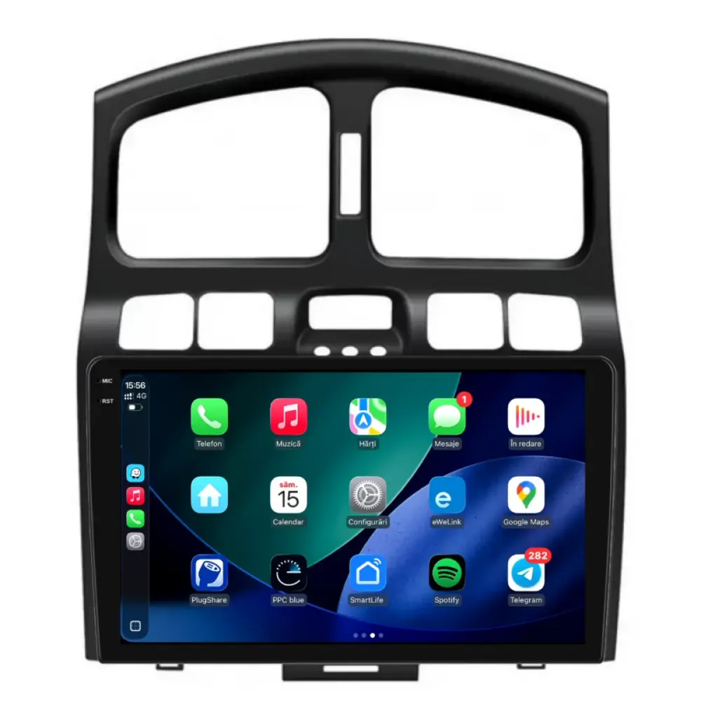 Navigatore Dedicato Android Auto Carplay 4gb 64gb per Hyundai Santa Fe 2000-2006