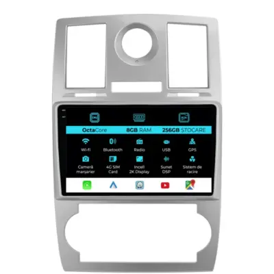 Navigatore Dedicato Android Auto Carplay 8gb 256gb per Chrysler 300c 2004-2007