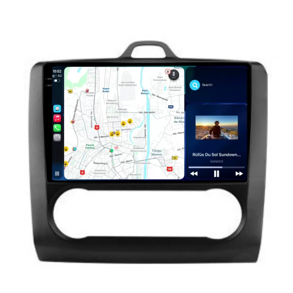 Navigatore Dedicato Android Auto Carplay 8gb 256gb per Ford Focus 2004-2012