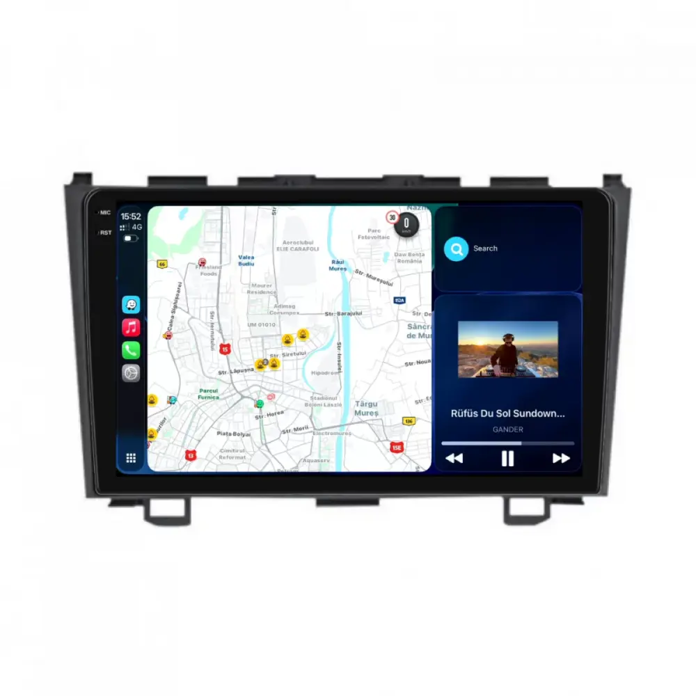 Navigatore Dedicato Android Auto Carplay 8gb 256gb per Honda Cr-v 2001-2006