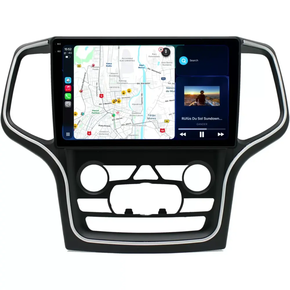 Navigatore Dedicato Android Auto Carplay 8gb 256gb per Jeep Grand Cherokee